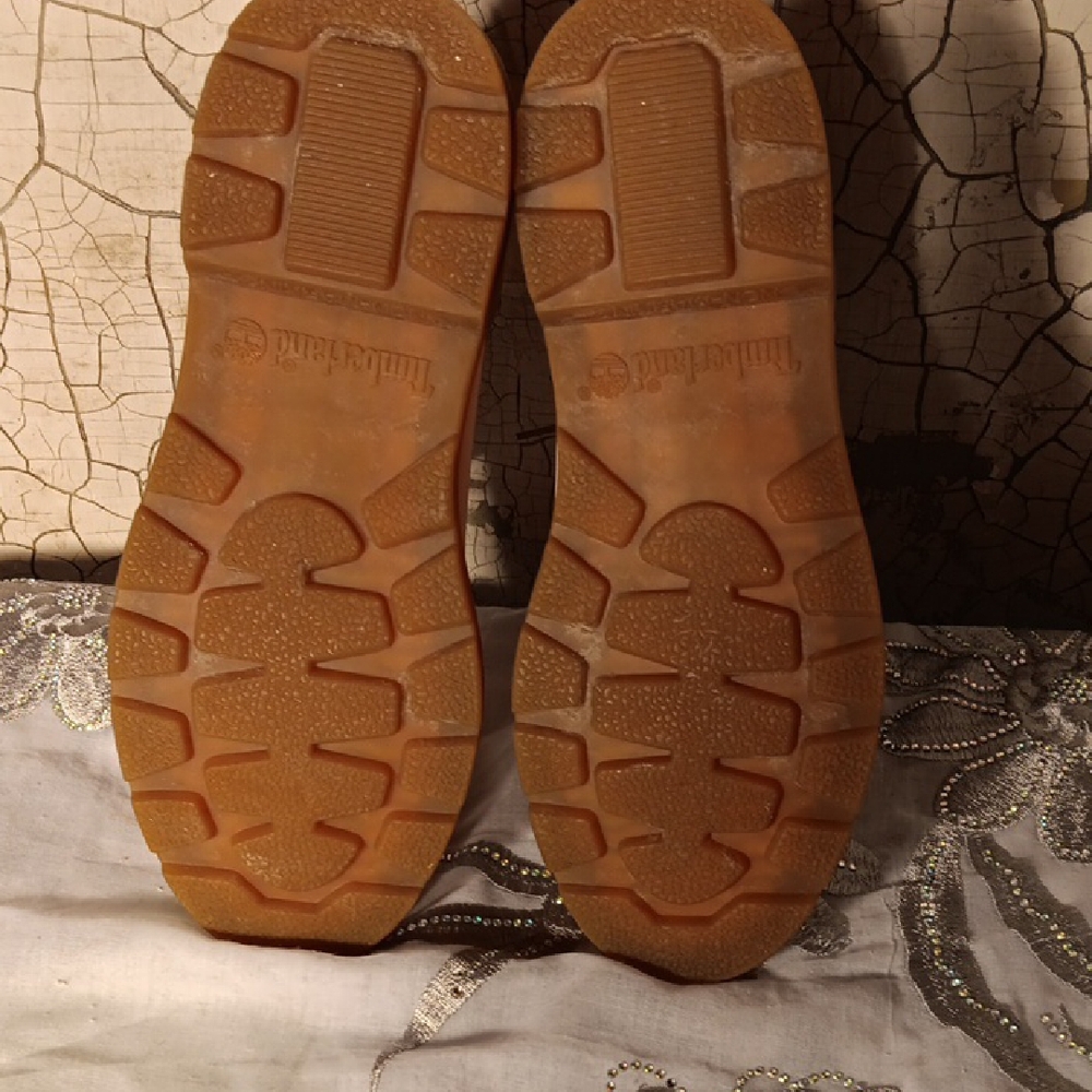 Timberland Women's Lace Up Boots - Pink and Tan - Picture 7 of 8